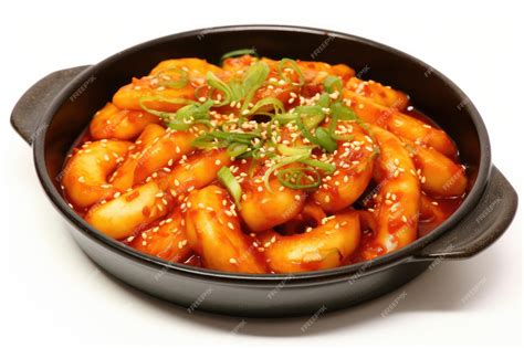  Spicy Ddeokbokki: A Mouthwatering Fusion of Savory Tanginess and Fiery Comfort Food Delight!