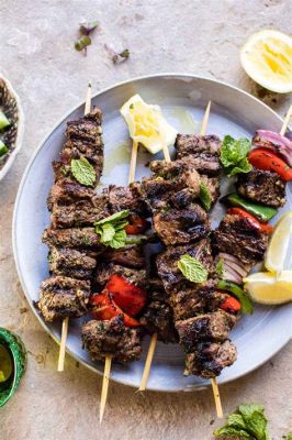  Ushuaia Lamb Skewers: A Savory Symphony on a Stick and a Spicy Tango for Your Tastebuds!